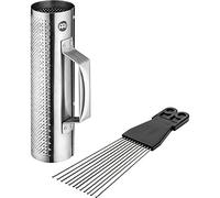 MEINL Percussion Güira small – Acier brossé – Racleur ABS