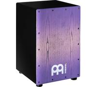 Meinl Percussion Headliner Cajon Instrument - Cajon Compact avec 2 Cordes pour le Timbre - Bois, Noir/Lilas (MCAJ100BK-LPF)