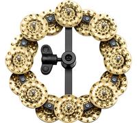 Meinl Percussion Headliner HTHH2B-BK Hihat Tambourin pour cymbales de batterie Mylar/laiton Noir/doré Diamètre 12,7 cm
