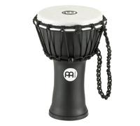 Meinl Percussion JRD Djembe Instrument - Très Petite Percussion à Main - Instrument de Voyage - Diamètre 7 Pouces - Plastique, Noir (JRD-BK)
