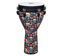 Meinl Percussion Jumbo Djembe - Grande Percussion à Main - Système de Tension Mécanique - Diamètre 12 pouces - Plastique, Multicolore (JD12DA)