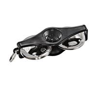 Meinl Percussion Keychain Tambourine Gadget - Mini Instrument de Musique Porte-clés - Plastique ABS, Noir (KRT-BK)