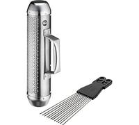 Meinl Percussion Merenge Güira Shaker Medium - Acier brossé + ABS rayures