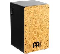 Meinl Percussion Pickup Woodcraft Cajon - Grande drum box avec micro, sons de caisse claire et basses - Surface de jeu en ronce makah (PWCP100MB)