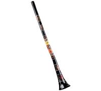 Meinl Percussion Pro Fiberglas Didgeridoo - Didgeridoo de 57 pouces / 145 cm de long - Accordé en Ré - Fibre de verre, Multicolore (PROFDDG1-BK)