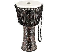 Meinl Percussion Rope Travel Djembe - Grande Percussion à Main - Avec Cordes en Nylon - Diamètre 12 Pouces - Plastique, Multicolore (PADJ6-L-F)