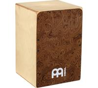 Meinl Percussion Snarecraft Cajon Instrument - Cajon compact avec 2 Cordes pour le timbre - Bouleau / Loupe de Bois, Naturel (SC80BW)