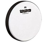 Meinl Percussion VivaRhythm Peau Djembe - Peau Synthétique pour Djembes de 12 pouces - Diamètre 30,48 cm - Pré-Accordée - Plastique, Blanc (VR-POH12-SH)