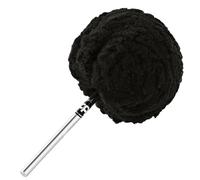 Meinl Percussion Woolly Mammoth Batte - Batte pour pédale - Accessoire pour Cajon - Batte en feutre - Fourrure Synthétique, Noir (CPB5)