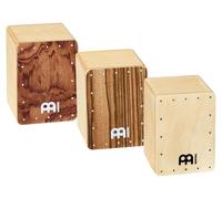 Meinl Percussion Cajon Shaker Set - Mini Instrument de Musique - Idée Cadeau - Bouleau Baltique, Zebrano Exotique, Ronce de Bubinga, Naturel (SH50-SET)