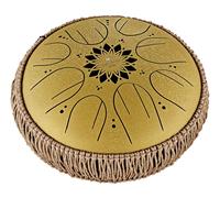 Meinl Sonic Energy Medium Octave Steel Tongue Drum - Tambour à langue - En acier inoxydable, jaune