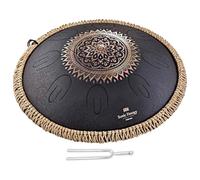 Meinl Sonic Energy OSTD1BKE Tambour à langue en acier avec diapason Keepdrum