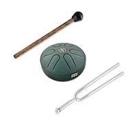 Meinl Sonic Energy PSTD4DGGOL Mini tambour de langue en acier de poche, 7,6 cm, en la majeur, 6 tonalités, avec diapason Keepdrum