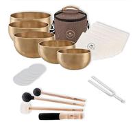 Meinl Sonic Energy SB-Y2 Yoga Nidra Lot de 5 bols chantants avec diapason Keepdrum