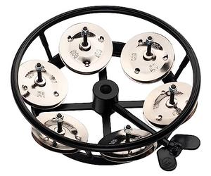 Meinl Tambourin pour Hi Hat avec grelots en acier Noir