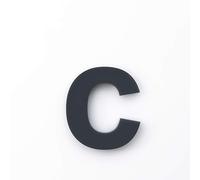 Meinplexi Lettre acrylique B-c-30 anthracite RAL : 7016