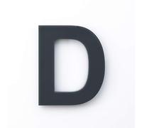 Meinplexi Lettre B-D-15 en acrylique Anthracite RAL : 7016