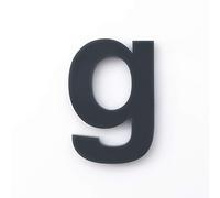 Meinplexi Lettre en acrylique B-g-15 anthracite RAL : 7016