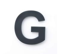 Meinplexi Lettre en acrylique B-G-20 anthracite RAL : 7016