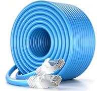 MEIPEK Cable Ethernet 50m, Cat 7 Cable RJ45 Blindé 10Gigabit Haute Vitesse