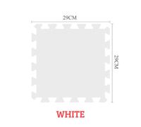 Meiqicool-Puzzle Bébé Oligfoam,Polymères De Jeu/18 Ou 24/Lot,Carreaux D'exercice Imbriqués,Tapis De Sol Lea Pour Enfant,29cm X 0.8cm Chacun - Type White-24pcs