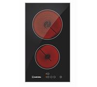 Plaque Induction Meireles MV 1312 Température Réglable 30cm 3000W 2 Foyers Céramique Noir Noir G