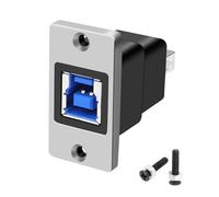 MEIRIYFA Adaptateur d'imprimante USB 3.0 type B vers type A, 5 Gbps USB3.0 AF/BF, connecteur d'extension type A femelle vers USB B femelle pour imprimante PC, scanner