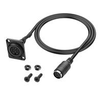 MEIRIYFA Câble d'extension MIDI DIN 8 broches type D MIDI DIN 8 broches femelle vers femelle adaptateur panneau Mount câble audio pour Bang Olufsen PowerLink MK2 - (83 cm, femelle vers femelle)