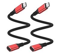 MEIRIYFA Lot de 2 câbles adaptateur USB C mâle vers femelle pour bloqueur | Bloqueur de données USB C pour la plupart des téléphones portables de type C, charge uniquement, bloqueur de données Defender