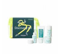 Meisani Discovery Kit cadeau de voyage pour le soin du visage coréen avec démaquillant, nettoyant, tonique et hydratant, 4 mini serviettes et trousse de toilette.