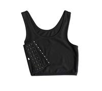 Meisijia Brassière à crochets respirants - Femme - Noir - L - Bustier - Sport