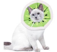 MEISO Collerette Réglable Anti Léchage pour Chat, Collier de Protection Chat, Collier de Récupération, Collerettes pour Chiens, Cicatrisation Plaies des Animaux Après Une Intervention Chirurgicale (M)