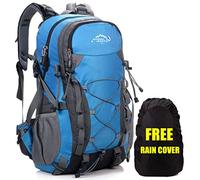 Meisohua 40L Sac à Dos de Randonnée étanche Sac à Dos Voyage pour Hommes et Femmes avec USB Charging Port et Housse de Protection