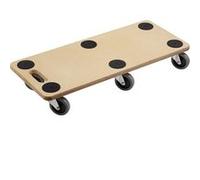 Meister 821420 Chariot à roulettes, Contreplaqué, roues en TPE - 680 x 290 mm - 300 kg