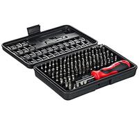 Meister 3385430 Set 130 pièces avec manche universel et différents embouts en chrome vanadium