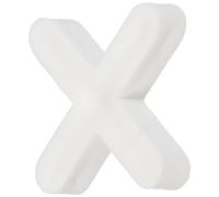 Meister 4422020 Lot pratique de 250 croisillons de carrelage 4,0 mm en plastique robuste Blanc Accessoires pour carrelage Aide à la pose de carrelage Entretoises de carrelage
