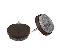 Meister, 644006 Patins en feutre avec clou,20 mm, marron, 20 pièces