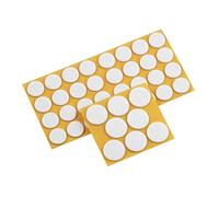 Metafranc Patin en feutre autocollant WU0645296 rond blanc 1 set