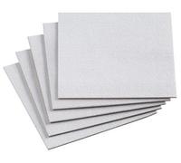 Meister 645546 Lot de 5 découpes de feutre Autocollant Blanc 200 x 200 mm