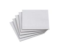 Meister, 645546 Patins en feutre autocollant, 200 x 200 mm, blanc, 5 pièces