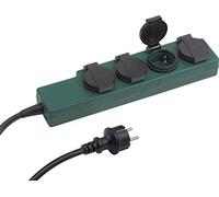 Meister 7430910 Bloc Multiprise 4 Prises Avec Câble en Caoutchouc 1,4 M Ip44 Pour L'Extérieur