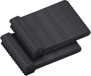 Meister 7452660 Lot de 100 serre-câbles auto-bloquants et résistants à l'eau Noir 100 x 12,5 mm