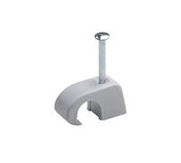 Meister 7454120 Lot de 100 colliers de serrage 7 à 11 mm Gris