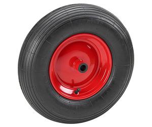 Meister 810150 Roue gonflable 400 mm, pour brouette, jante en acier
