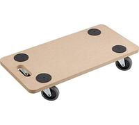 Meister 821300 Chariot à roulettes Plaque MDF, roues en TPE 590 x 290 mm - 200 kg
