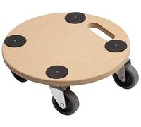 Meister 821360 Chariot à roulettes - plaque MDF - roues en TPE Ø 350 mm - 150 kg