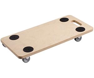 Meister 822100 Chariot à roulettes Contreplaqué, roues en PU 590 x 290 mm - 200 kg