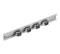 Meister Barre de support d'appareil à pince fixe WU9953160 – 5 pièces – 500 x 60 mm – 1 set