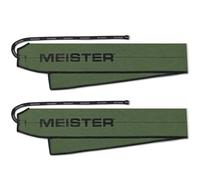 Meister Bandes de Poignet LockDown - Support Ajustable Non Élastique pour Musculation, Force & Entraînement Croisé - Vert Ranger