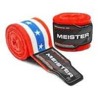 Meister Bandes Semi-Élastiques Adulte de 180 Pouces (457 cm) pour MMA & Boxe (Paire) - Américain